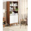 Beliani Shelving Unit COLUMBUS 182 cm Brown/ White 2