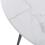 Beliani Dining Table ODEON White Marble 120 cm 120 cm 4