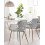 Beliani Set of 2 Dining Chairs NASHUA Light Grey 2