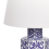 Beliani Table Lamp MARCELIN Porcelain White/ Blue 3