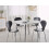 Beliani Dining Table ODEON White Marble 120 cm 120 cm 2