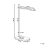 Beliani Towel Stand SELVA Metal Silver 5