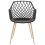 Beliani Set of 2 Dining Chairs NASHUA Black 5