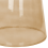 Beliani Side Table CALDERA Glass Golden Brown 5