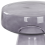 Beliani Side Table LAGUNA Glass Grey 4