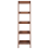 Beliani 5 Tier Shelving Unit MOBILE DUO 169 cm Dark Brown 2