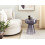Beliani Side Table LAGUNA Glass Grey 2