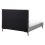 Beliani Bed Velvet BAYONNE 140 x 200 cm (EU Double) Light Grey 4