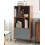 Beliani Shelving Unit RICHMOND 139 cm Dark Walnut 4