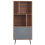 Beliani Shelving Unit RICHMOND 139 cm Dark Walnut 2