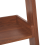 Beliani 5 Tier Shelving Unit MOBILE DUO 169 cm Dark Brown 4