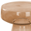 Beliani Side Table LAGUNA Glass Golden Brown 4