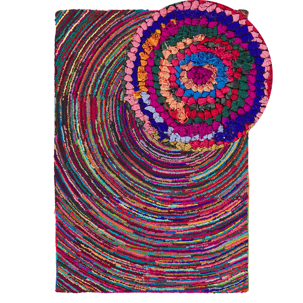 Rug MALATYA Multicolour 140 x 200 cm