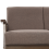 Beliani Sofa 3 Seater ASNES Fabric Brown 6