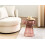 Beliani Side Table LAGUNA Glass Red 2