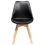 Beliani Set of 2 Dining Chairs DAKOTA II Black 7