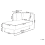 Beliani Right-Hand Chaise Longue RIOM Boucle Off-White 4