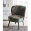 Beliani Armchair VOSS Fabric Dark Green 4