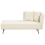 Beliani Right-Hand Chaise Longue RIOM Boucle Off-White 5