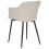Beliani Set of 2 Dining Chairs ELIM Fabric Light Beige 6