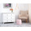 Beliani Storage Pouffe TUNICA Cotton Pink 5