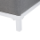 Beliani Ottoman ROVIGO Fabric Grey 5