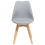 Beliani Set of 2 Dining Chairs DAKOTA II Grey 3