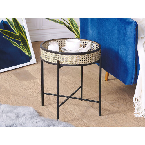 Beliani Side Table VIENNA Black 1