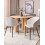 Beliani Set of 2 Dining Chairs MASON Fabric Light Beige 6