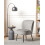 Beliani Armchair VOSS Velvet Light Grey 2