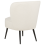 Beliani Armchair VOSS Boucle White 6
