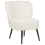 Beliani Armchair VOSS Boucle White 4