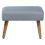 Beliani Footstool TAKOMA Velvet Grey 6