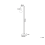 Beliani Floor Lamp SAVENA Metal Copper 3