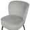 Beliani Armchair VOSS Velvet Light Grey 8
