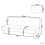 Beliani Sofa Bed 3 Seater VISBY Fabric Light Grey 3