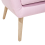 Beliani Armchair DRAMMEN Fabric Pink 6