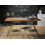 Beliani Dining Table AMSTERDAM Dark Brown 160 cm 90 cm 2