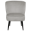 Beliani Armchair VOSS Velvet Light Grey 6