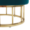 Beliani Storage Pouffe ELGIN Velvet Teal 6