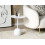 Beliani Side Table EUCLA Metal White 2