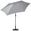 Beliani Market Parasol 270 cm VARESE Dark Grey 4