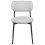Beliani Set of 2 Dining Chairs CASEY Fabric Light Grey 5