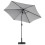Beliani Market Parasol 270 cm VARESE Dark Grey 5