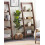 Beliani 5 Tier Shelving Unit MOBILE TRIO 167 cm Dark Brown 4