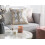 Beliani Set of 2 Decorative Cushions CASSIA 45 x 45 cm Grey Geometric Pattern 2