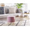 Beliani Storage Pouffe ELGIN Velvet Pink 2