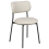Beliani Set of 2 Dining Chairs CASEY Fabric Light Beige 5