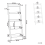 Beliani 5 Tier Shelving Unit MOBILE TRIO 167 cm Dark Brown 5