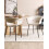 Beliani Set of 2 Dining Chairs ELMA Fabric Light Beige 2